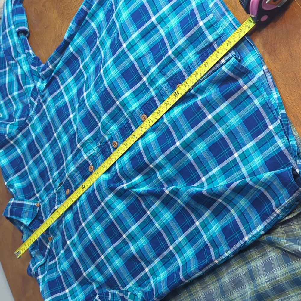 NWOT Set of 2 Duluth Plaid Button Down Shirts Size Large - Picture 13 of 17